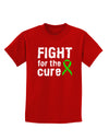 Fight for the Cure - Lime Green Ribbon Lyme Disease Childrens Dark T-Shirt-Childrens T-Shirt-TooLoud-Red-X-Small-Davson Sales