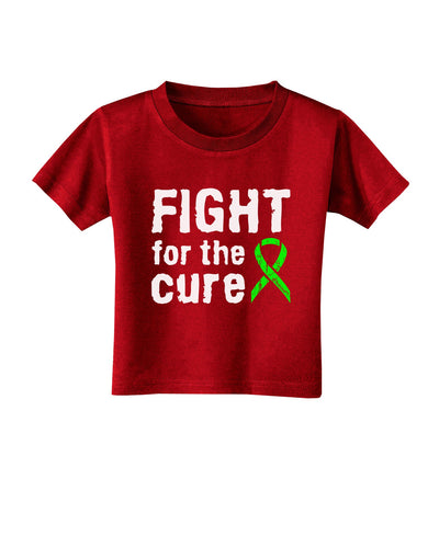 Fight for the Cure - Lime Green Ribbon Lyme Disease Toddler T-Shirt Dark-Toddler T-Shirt-TooLoud-Red-2T-Davson Sales
