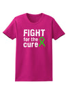 Fight for the Cure - Lime Green Ribbon Lyme Disease Womens Dark T-Shirt-TooLoud-Hot-Pink-Small-Davson Sales