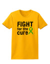 Fight for the Cure - Lime Green Ribbon Lyme Disease Womens T-Shirt-Womens T-Shirt-TooLoud-Gold-X-Small-Davson Sales