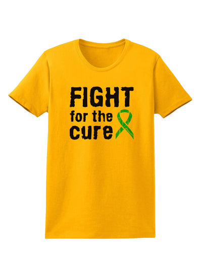 Fight for the Cure - Lime Green Ribbon Lyme Disease Womens T-Shirt-Womens T-Shirt-TooLoud-Gold-X-Small-Davson Sales