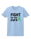 Fight for the Cure - Lime Green Ribbon Lyme Disease Womens T-Shirt-Womens T-Shirt-TooLoud-Light-Blue-X-Small-Davson Sales