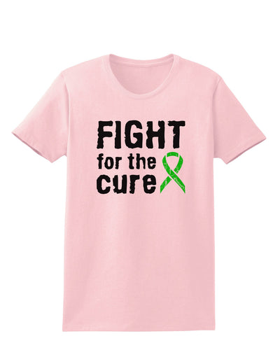 Fight for the Cure - Lime Green Ribbon Lyme Disease Womens T-Shirt-Womens T-Shirt-TooLoud-PalePink-X-Small-Davson Sales