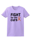 Fight for the Cure - Orange Ribbon Leukemia Womens T-Shirt-Womens T-Shirt-TooLoud-Lavender-X-Small-Davson Sales