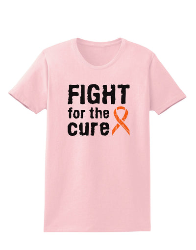 Fight for the Cure - Orange Ribbon Leukemia Womens T-Shirt-Womens T-Shirt-TooLoud-PalePink-X-Small-Davson Sales