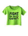 Fight for the Cure - Purple Ribbon Epilepsy Infant T-Shirt-Infant T-Shirt-TooLoud-Lime-Green-06-Months-Davson Sales