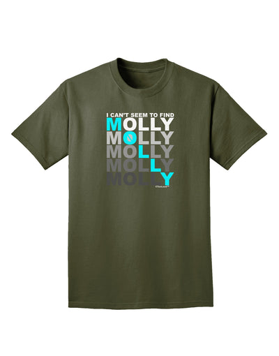 Find Molly Blue Adult Dark T-Shirt-Mens T-Shirt-TooLoud-Military-Green-Small-Davson Sales