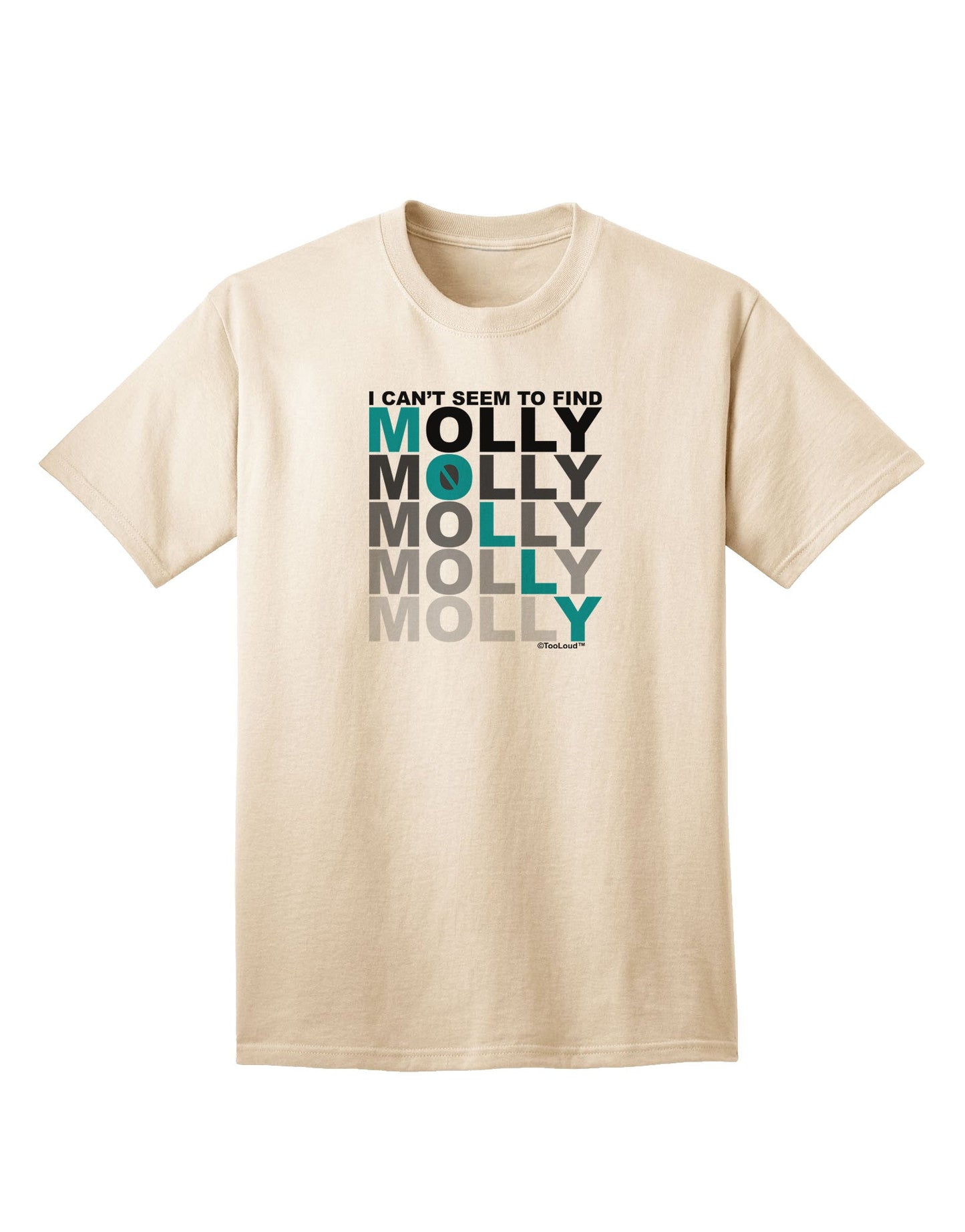 Find Molly Blue Adult T-Shirt-Mens T-Shirt-TooLoud-Natural-Small-Davson Sales