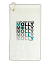 Find Molly Blue Micro Terry Gromet Golf Towel 16 x 25 inch-Golf Towel-TooLoud-White-Davson Sales