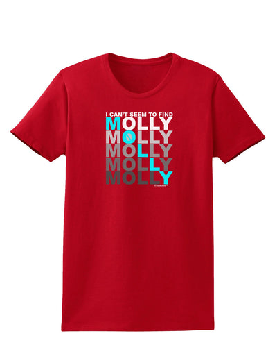 Find Molly Blue Womens Dark T-Shirt-TooLoud-Red-X-Small-Davson Sales