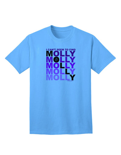 Find Molly Purple Adult T-Shirt-Mens T-Shirt-TooLoud-Aquatic-Blue-Small-Davson Sales