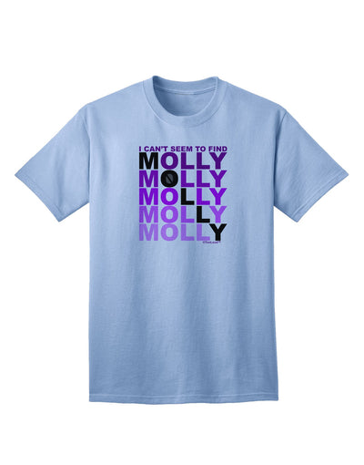 Find Molly Purple Adult T-Shirt-Mens T-Shirt-TooLoud-Light-Blue-Small-Davson Sales