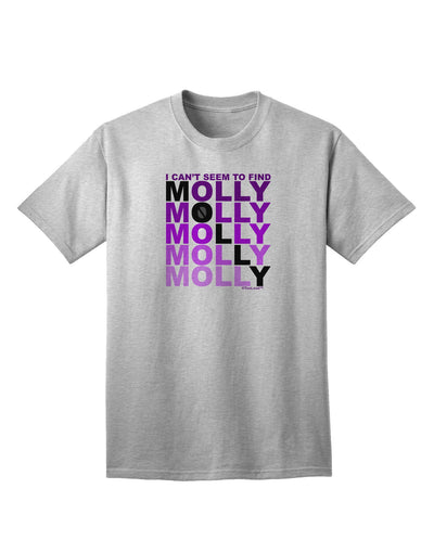 Find Molly Purple Adult T-Shirt-Mens T-Shirt-TooLoud-AshGray-Small-Davson Sales