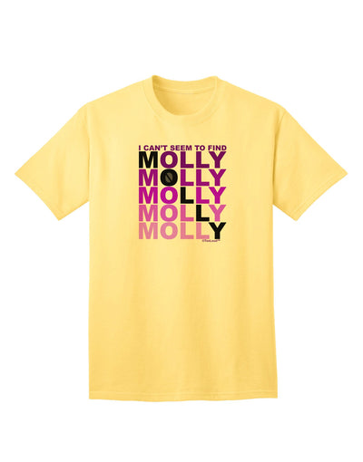 Find Molly Purple Adult T-Shirt-Mens T-Shirt-TooLoud-Yellow-Small-Davson Sales