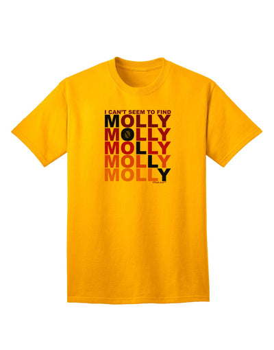 Find Molly Purple Adult T-Shirt-Mens T-Shirt-TooLoud-Gold-Small-Davson Sales