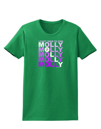 Find Molly Purple Womens Dark T-Shirt-TooLoud-Kelly-Green-X-Small-Davson Sales