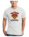 Fire Fighter - Superpower Adult V-Neck T-shirt-Mens V-Neck T-Shirt-TooLoud-White-Small-Davson Sales