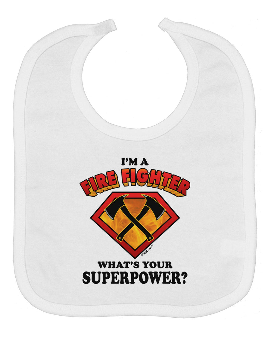 Fire Fighter - Superpower Baby Bib