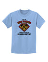Fire Fighter - Superpower Childrens T-Shirt-Childrens T-Shirt-TooLoud-Light-Blue-X-Small-Davson Sales
