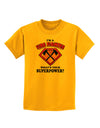 Fire Fighter - Superpower Childrens T-Shirt-Childrens T-Shirt-TooLoud-Gold-X-Small-Davson Sales