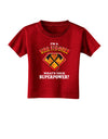 Fire Fighter - Superpower Toddler T-Shirt Dark-Toddler T-Shirt-TooLoud-Red-2T-Davson Sales