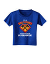 Fire Fighter - Superpower Toddler T-Shirt Dark-Toddler T-Shirt-TooLoud-Royal-Blue-2T-Davson Sales