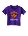 Fire Fighter - Superpower Toddler T-Shirt Dark-Toddler T-Shirt-TooLoud-Purple-2T-Davson Sales