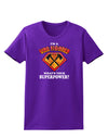 Fire Fighter - Superpower Womens Dark T-Shirt-TooLoud-Purple-X-Small-Davson Sales