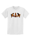 Fire Masquerade Mask Childrens T-Shirt by TooLoud-Childrens T-Shirt-TooLoud-White-X-Small-Davson Sales