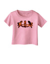 Fire Masquerade Mask Infant T-Shirt by TooLoud-Infant T-Shirt-TooLoud-Candy-Pink-06-Months-Davson Sales