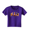 Fire Masquerade Mask Toddler T-Shirt Dark by TooLoud-Toddler T-Shirt-TooLoud-Purple-2T-Davson Sales