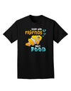 Fish Are Friends Not Food Adult Dark T-Shirt-Mens T-Shirt-TooLoud-Black-Small-Davson Sales