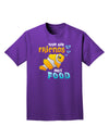 Fish Are Friends Not Food Adult Dark T-Shirt-Mens T-Shirt-TooLoud-Purple-Small-Davson Sales