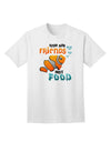 Fish Are Friends Not Food Adult T-Shirt-unisex t-shirt-TooLoud-White-Small-Davson Sales