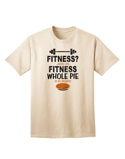 Fitness Whole Pie Adult T-Shirt-Mens T-Shirt-TooLoud-Natural-Small-Davson Sales
