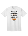 Fitness Whole Pie Adult T-Shirt-Mens T-Shirt-TooLoud-White-Small-Davson Sales