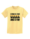 Five Cats - Cinco de Meow Childrens T-Shirt by TooLoud-Childrens T-Shirt-TooLoud-Daffodil-Yellow-X-Small-Davson Sales