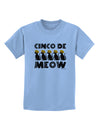 Five Cats - Cinco de Meow Childrens T-Shirt by TooLoud-Childrens T-Shirt-TooLoud-Light-Blue-X-Small-Davson Sales