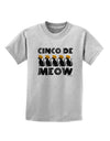 Five Cats - Cinco de Meow Childrens T-Shirt by TooLoud-Childrens T-Shirt-TooLoud-AshGray-X-Small-Davson Sales