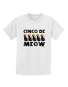 Five Cats - Cinco de Meow Childrens T-Shirt by TooLoud-Childrens T-Shirt-TooLoud-White-X-Small-Davson Sales