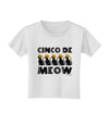 Five Cats - Cinco de Meow Toddler T-Shirt by TooLoud-Toddler T-Shirt-TooLoud-White-2T-Davson Sales