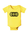 Five Golden Rings Baby Romper Bodysuit-Baby Romper-TooLoud-Yellow-06-Months-Davson Sales