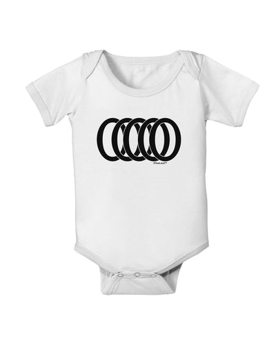 Five Golden Rings Baby Romper Bodysuit-Baby Romper-TooLoud-White-06-Months-Davson Sales