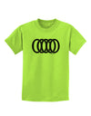 Five Golden Rings Childrens T-Shirt-Childrens T-Shirt-TooLoud-Lime-Green-X-Small-Davson Sales