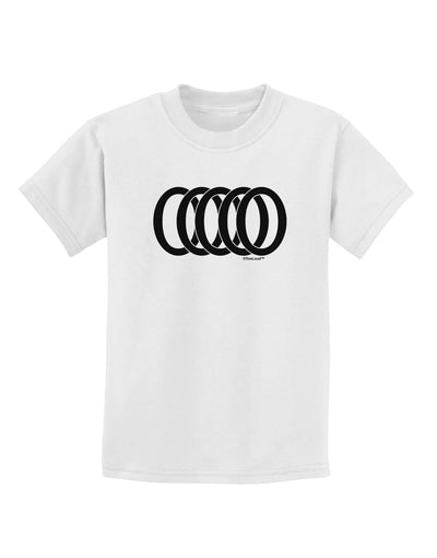 Five Golden Rings Childrens T-Shirt-Childrens T-Shirt-TooLoud-White-X-Small-Davson Sales