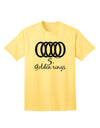 Five Golden Rings - Premium Adult Text T-Shirt for Discerning Shoppers-Mens T-shirts-TooLoud-Yellow-Small-Davson Sales