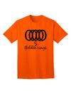 Five Golden Rings - Premium Adult Text T-Shirt for Discerning Shoppers-Mens T-shirts-TooLoud-Orange-Small-Davson Sales