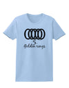 Five Golden Rings Text Womens T-Shirt-Womens T-Shirt-TooLoud-Light-Blue-X-Small-Davson Sales