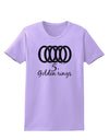 Five Golden Rings Text Womens T-Shirt-Womens T-Shirt-TooLoud-Lavender-X-Small-Davson Sales