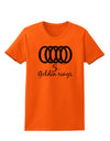 Five Golden Rings Text Womens T-Shirt-Womens T-Shirt-TooLoud-Orange-X-Small-Davson Sales